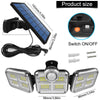 REFLECTOR SOLAR DE 3 CABEZALES DE 138 LED