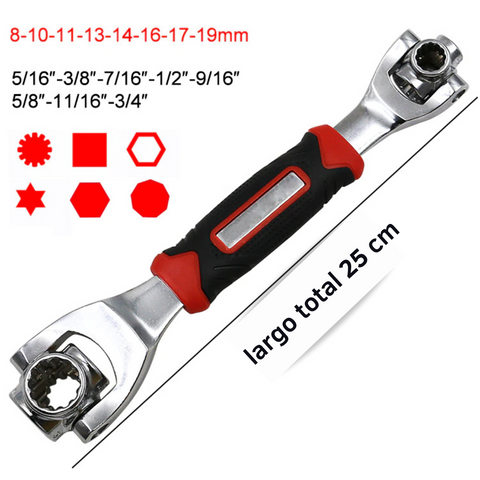 LLAVE INGLESA 48 EN 1  360°