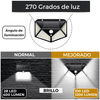 PACK DE 2 FOCOS SOLARES 100 LEDS CON SENSOR DE MOVIMIENTO